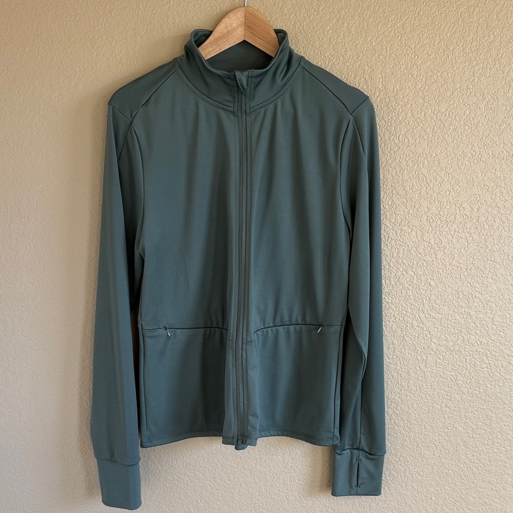 Green Full-Zip Jacket